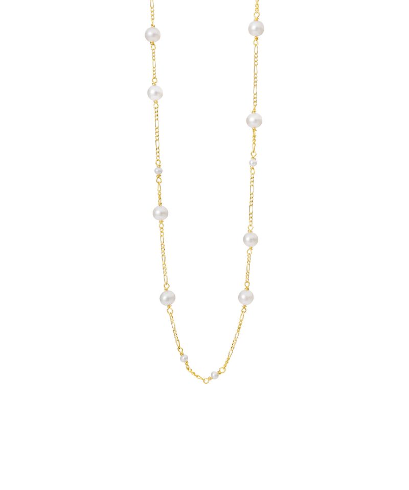 Smykke Forgylt Sølv - Ferskvannsperler