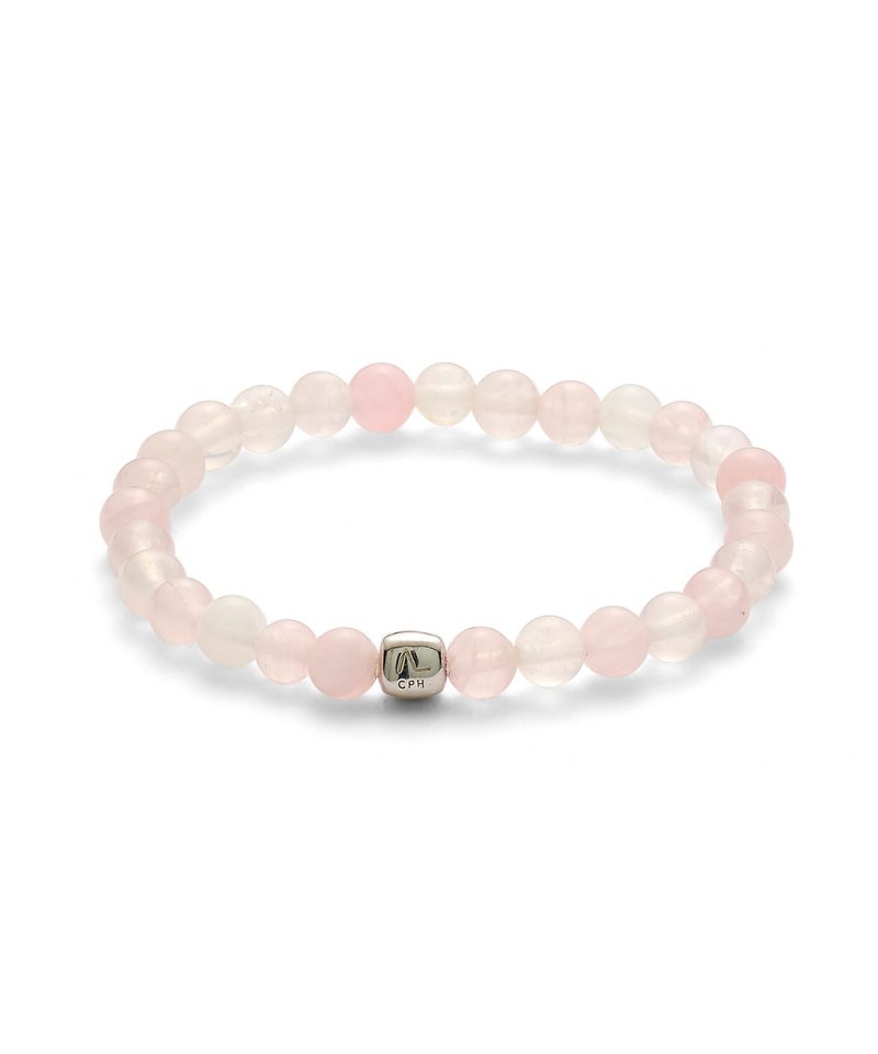 Armbånd - ColorUp Rose Quartz 6mm