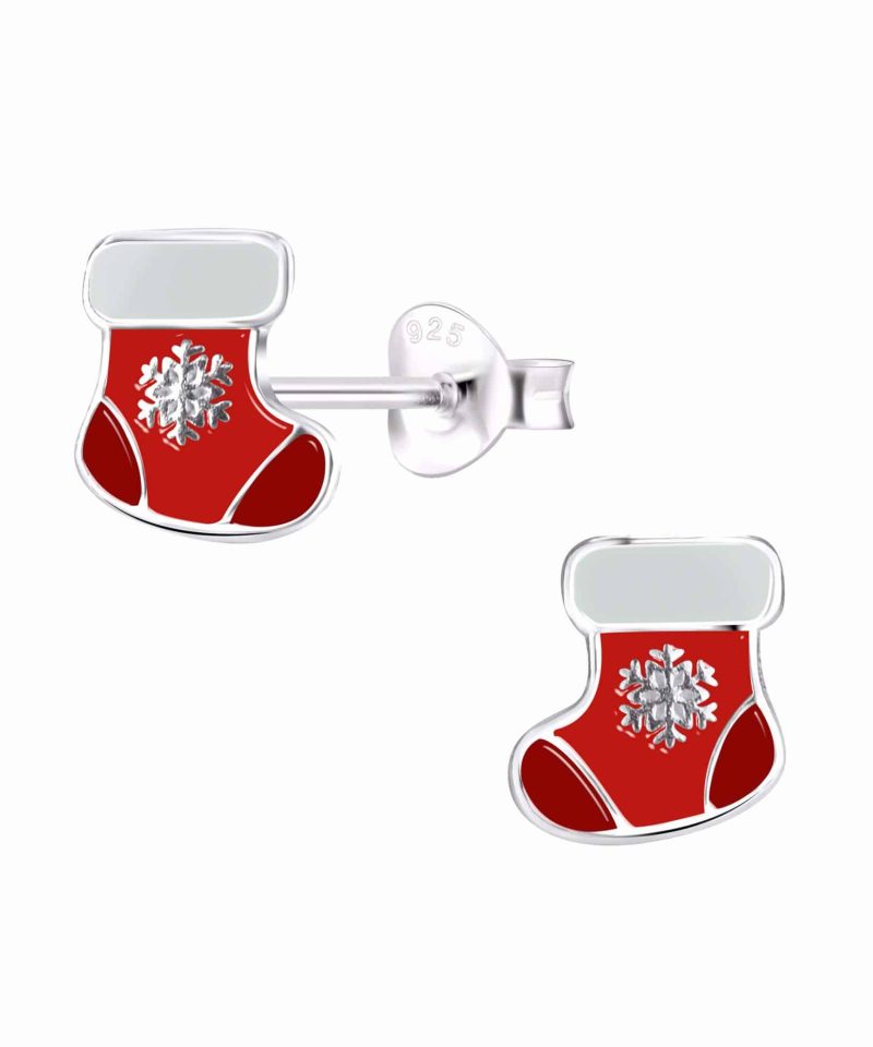 Øredobber med julemotiv - Julesokk