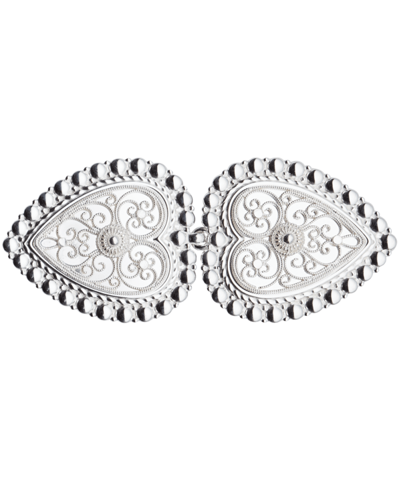 002496 - Beltespenne til Skinnlist Hvit med kruser