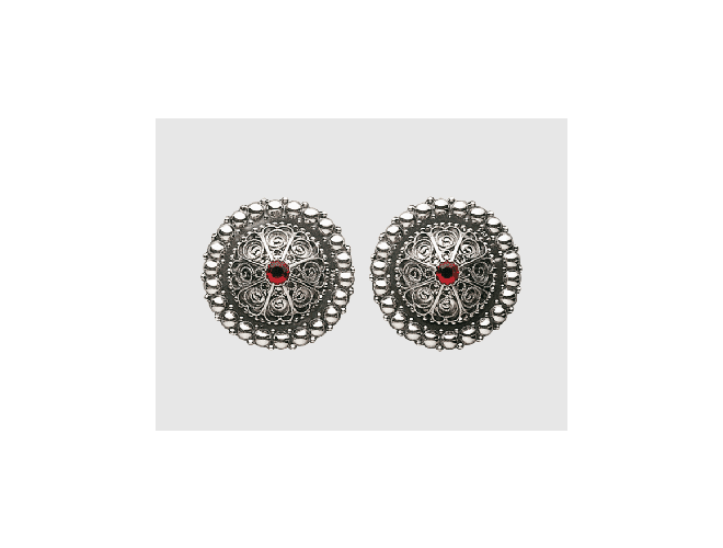 045197 - Borer til Skinnlist Oksidert med Rød Stein