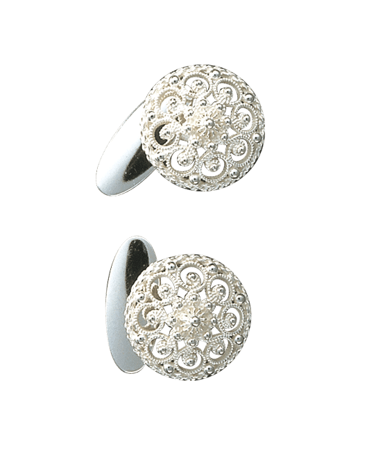 063400 - Mansjettknapper Hvit