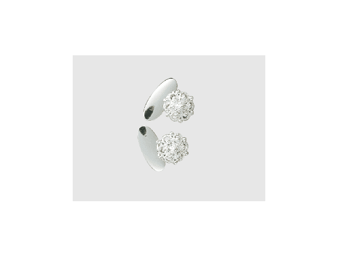 066400 - Mansjettknapper Hvit