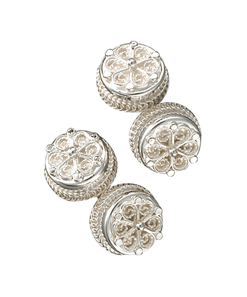 068400 - Mansjettknapper Hvit