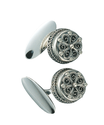 069100 - Mansjettknapper Oksidert