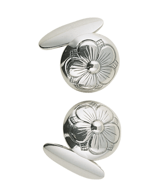 076100 - Mansjettknapper Oksidert