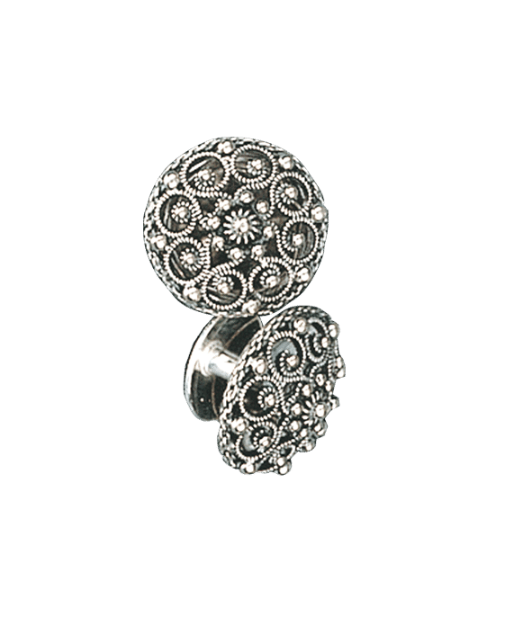 082123 - Mansjettknapper Oksidert med stolpe