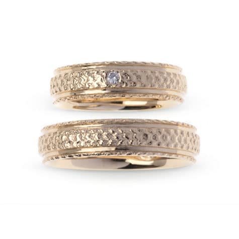 Alternative view of Messina - Forlovelsesring i gult gull (Herrre)