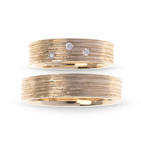 Alternative view of Vicenza Forlovelsesring i gult gull, Herre