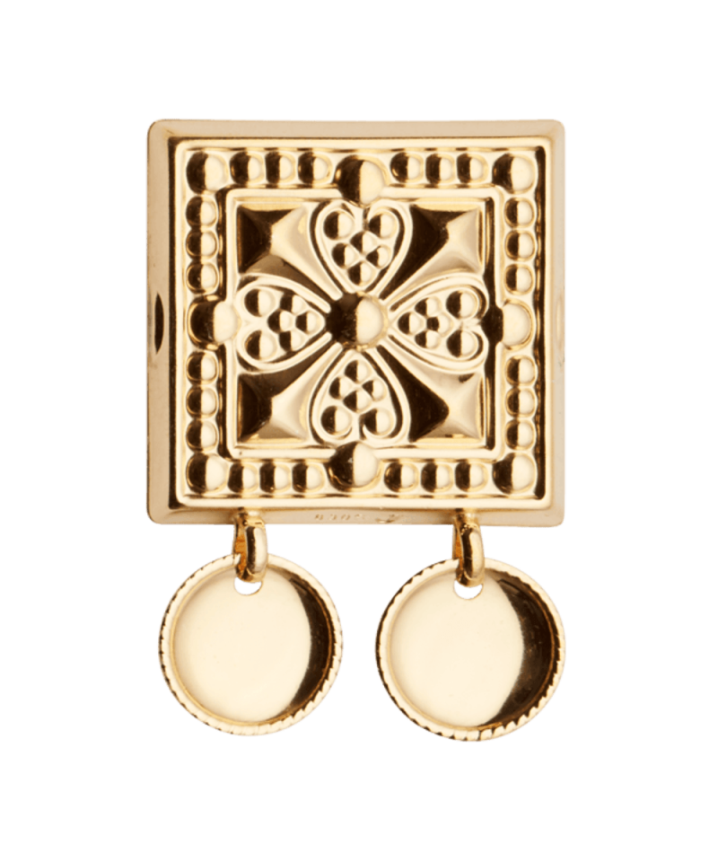 091601 - Beltestøl Forgylt med Trådkantlauv