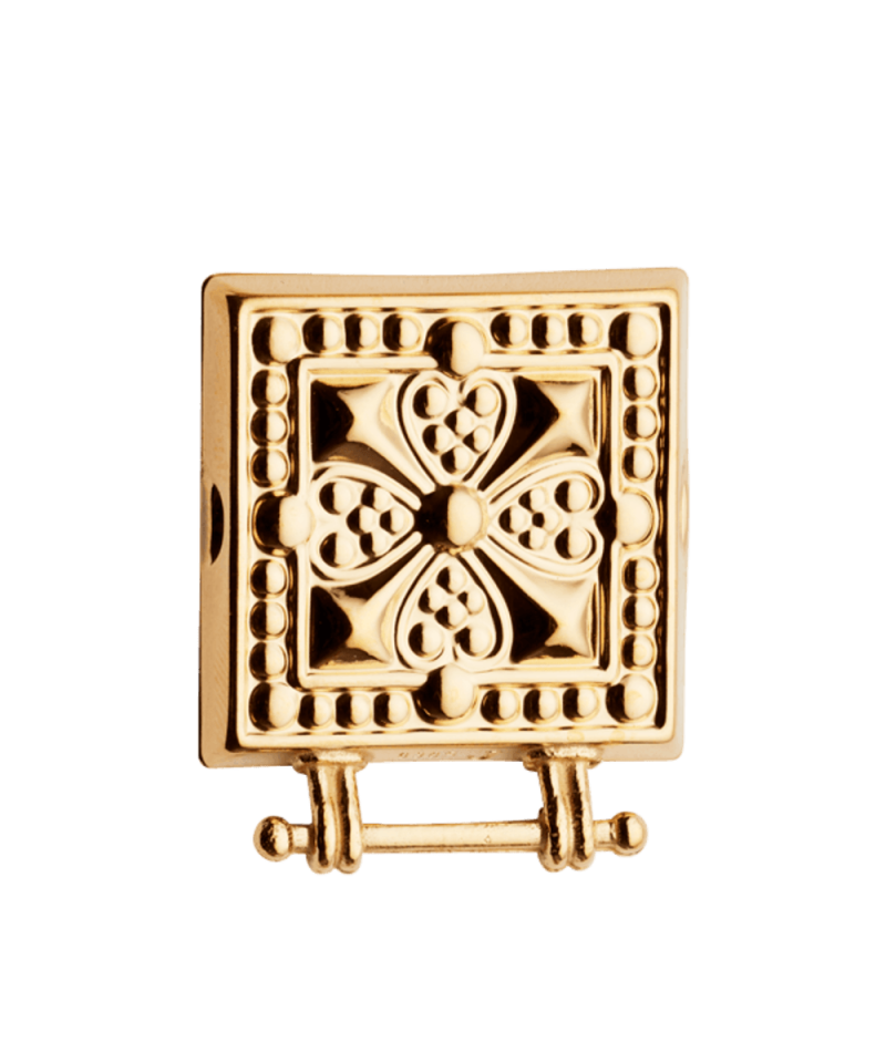 091616 - Veskestøl med kort hempe Forgylt