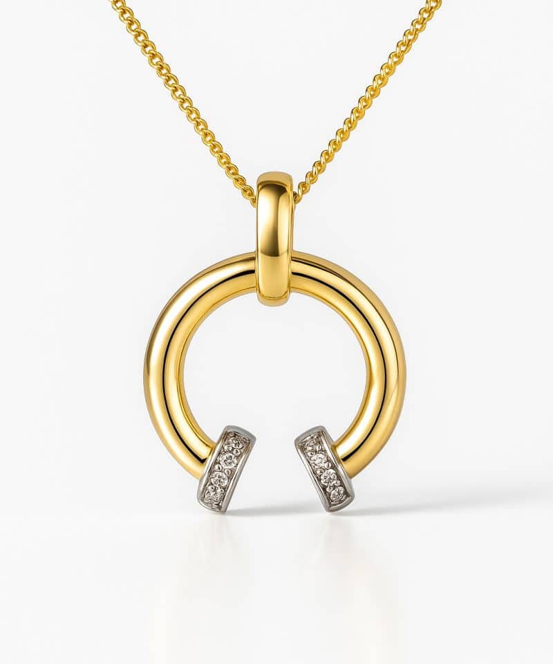 Anheng gult gull 0.06ct