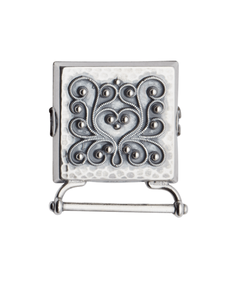 094186 - Veskestøl Oksidert med lang hempe