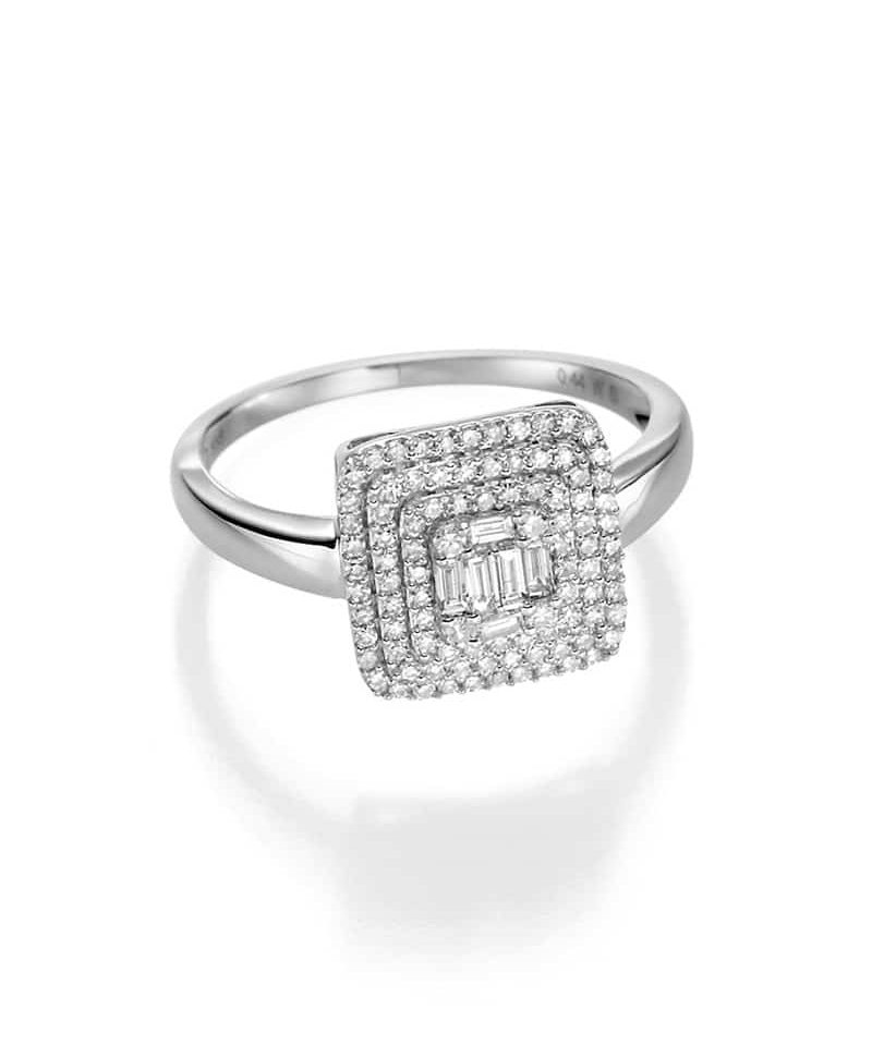 GD 100Diamonds - Victoria ring hv.gull 0,44ct W/Si