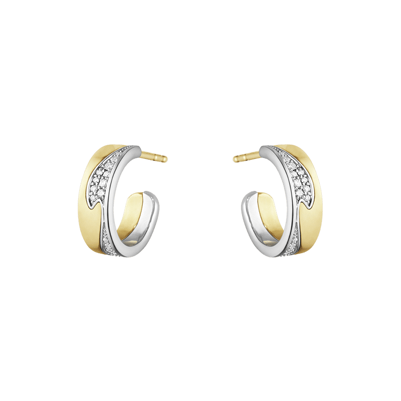 Fusion Øreringer med diamanter 0,18ct