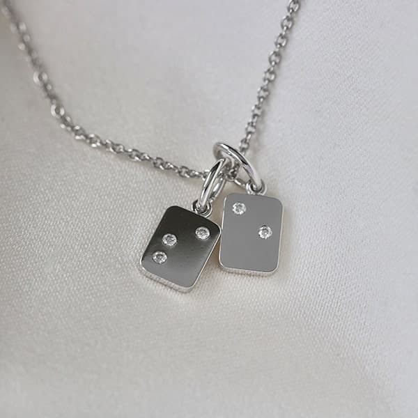 Alternative view of My Secret E Pendant