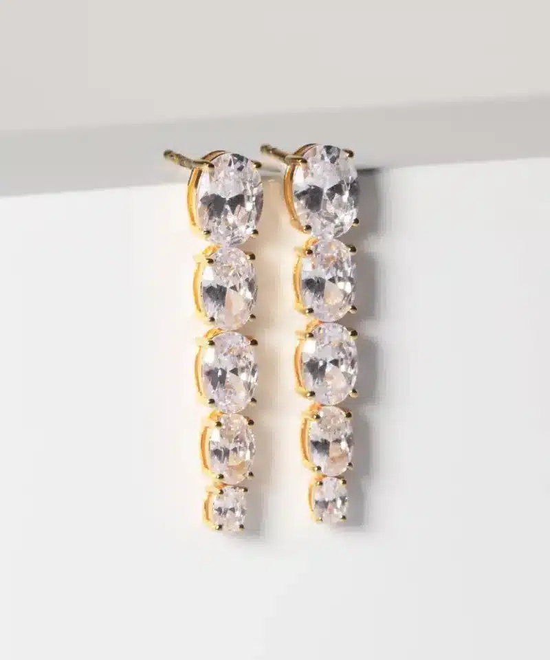 Alternative view of Ellisse Lungo Cinque - Ørepynt