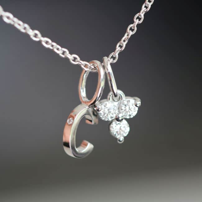 Alternative view of Fryd Diamond Pendant