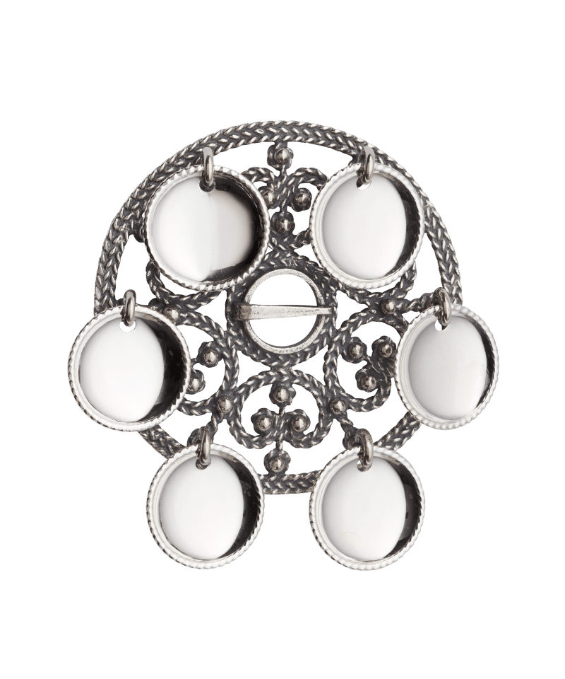 113100 - Sølje Oksidert med Trådkantlauv