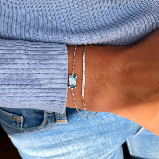 Alternative view of Nord London Blue Armbånd