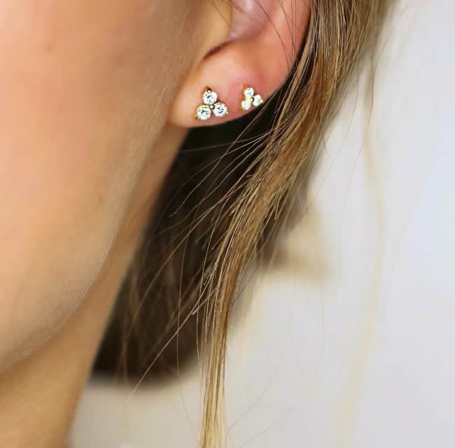 Alternative view of Fryd Diamond Earrings