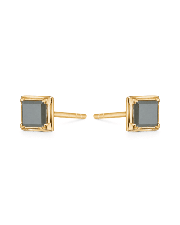 Raw Diamond Earrings