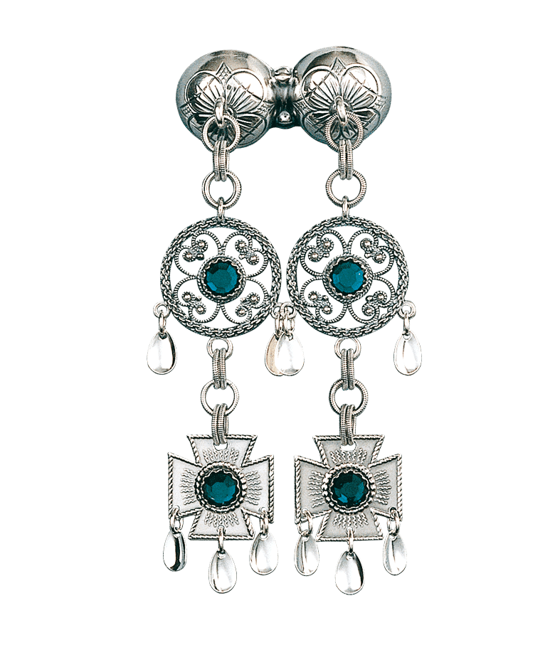 121108 - Halssølje Oksidert med Grønn Stein