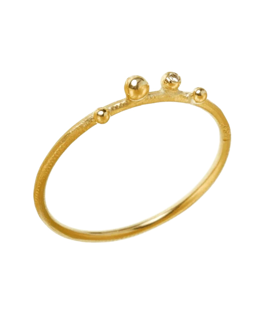 Delphis Drop 4 Ring, Diamant