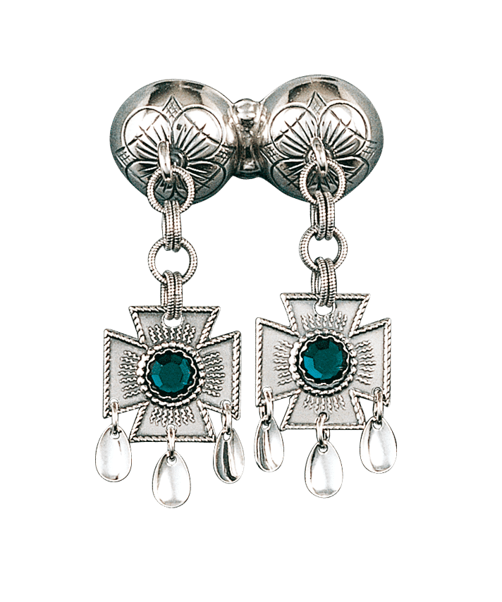 124108 - Halssølje Oksidert med Grønn Stein