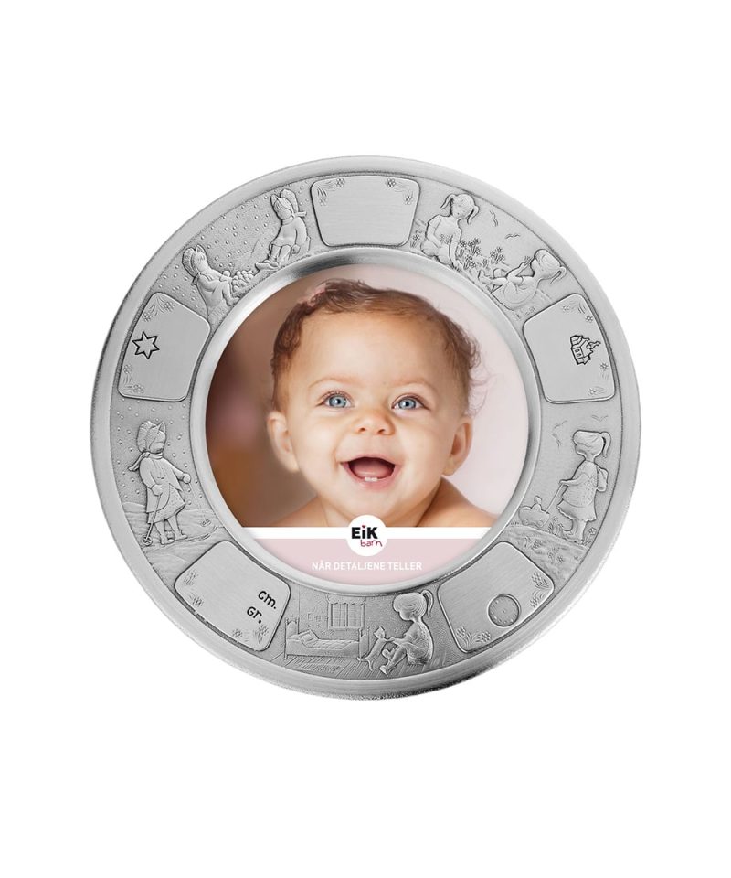 Grete Dåpsramme i tinn