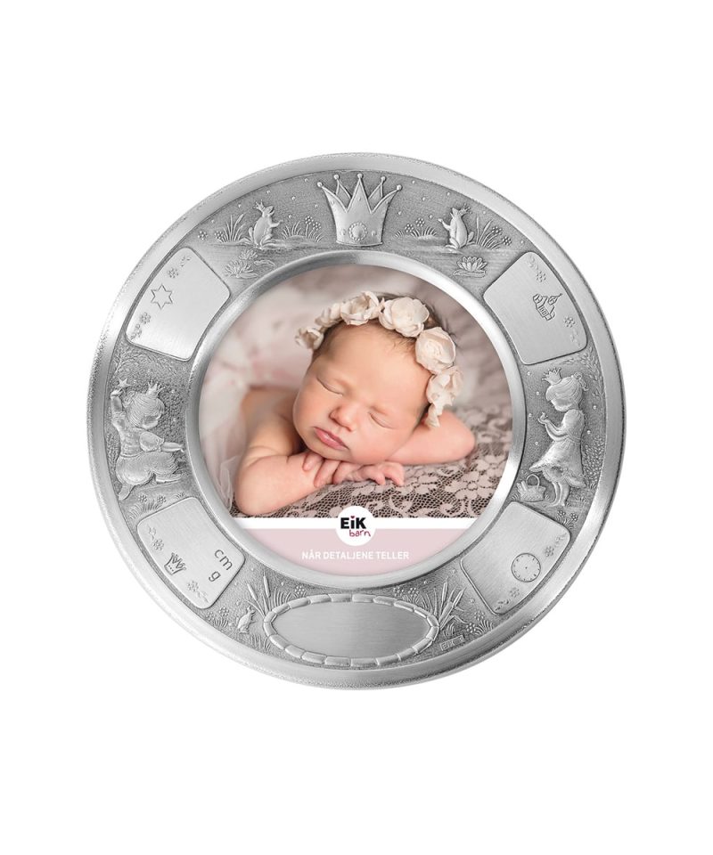 Prinsesse Dåpsramme i tinn