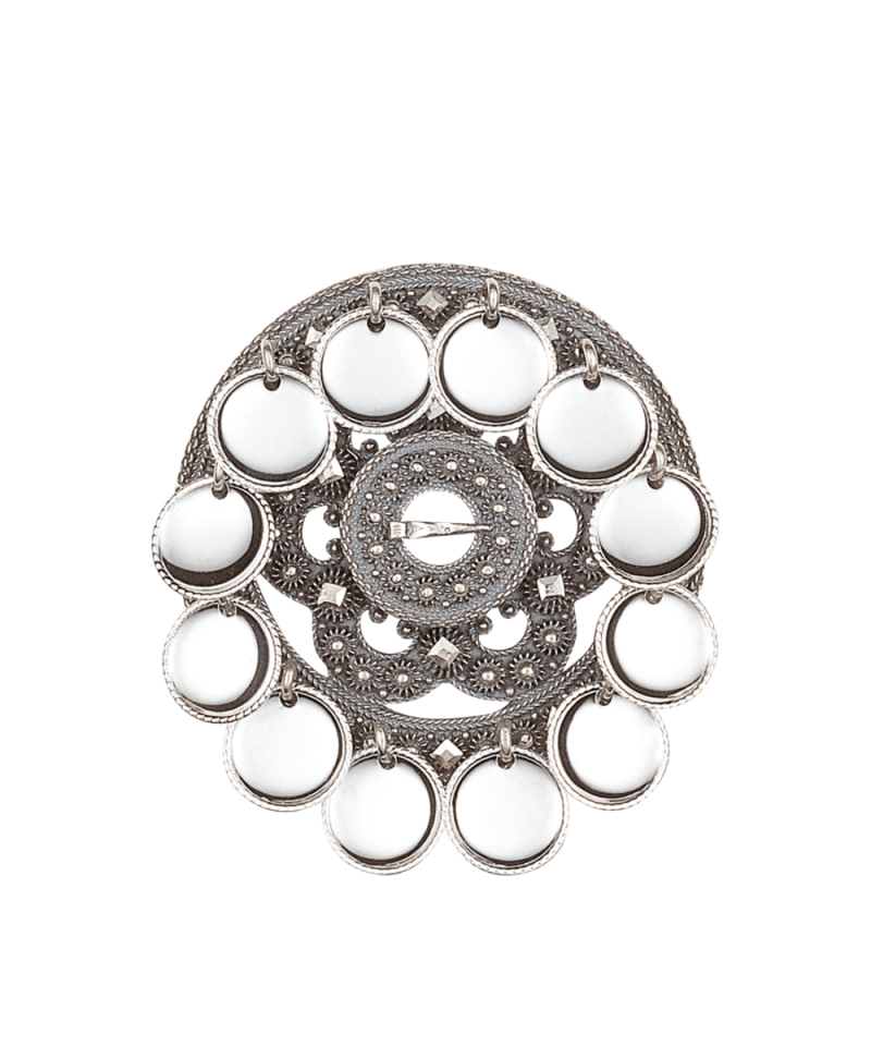 132101 Slangesølje Oksidert med lauv