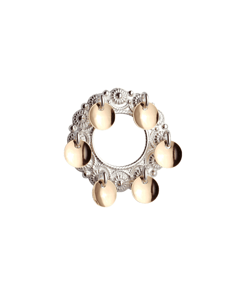 137500 - Sølje Hvit forgylt