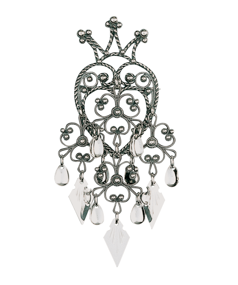 140100 - Sølje Oksidert med spirlauv