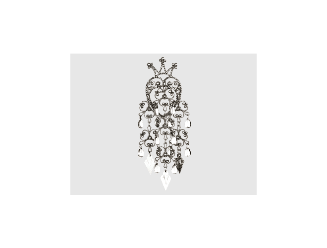 141100 - Sølje Oksidert med spirlauv