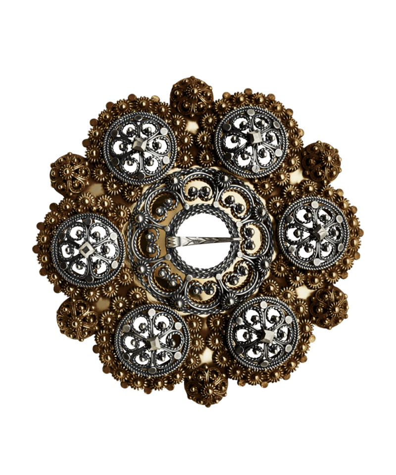 153300 Bolesølje Oksidert gml forgylt