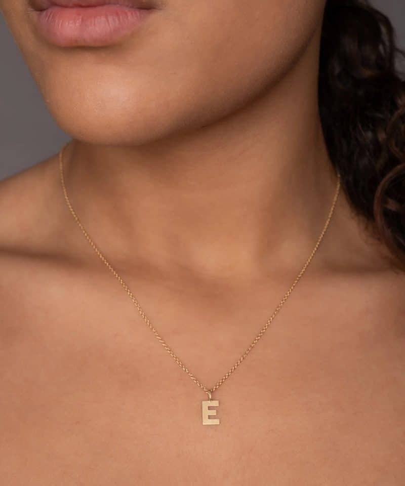 Alternative view of Letter E mini