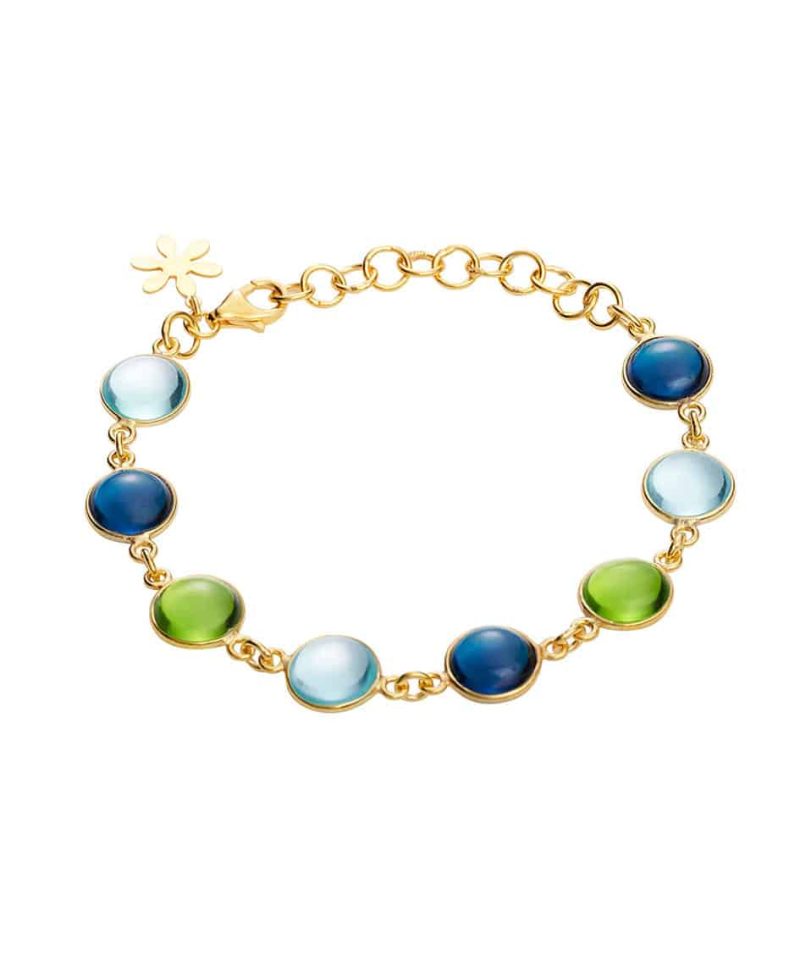 Armbånd i forgylt sølv mix