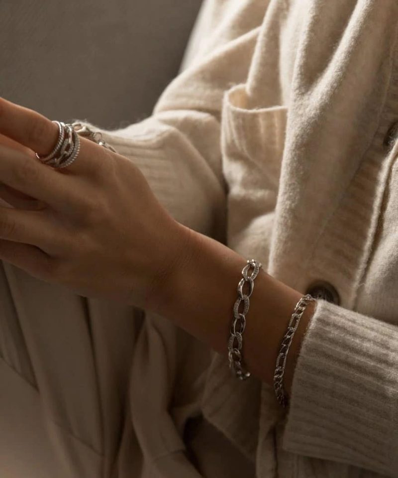 Alternative view of Armbånd sølv med zirconia