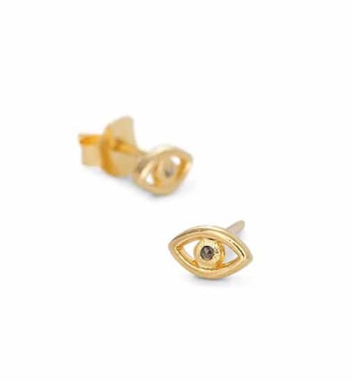 Occult ørepynt, 925s, 18KGP