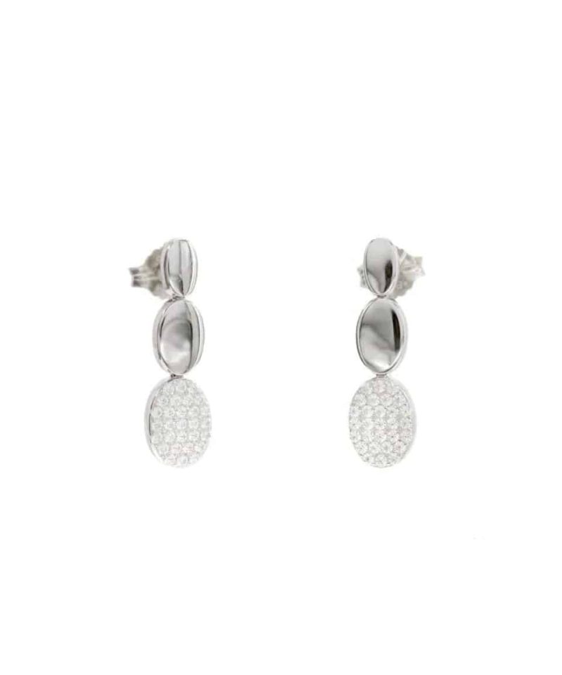 Ørepynt sølv med zirconia