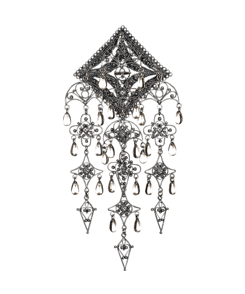 180100 - Sølje Oksidert med heng Bergen