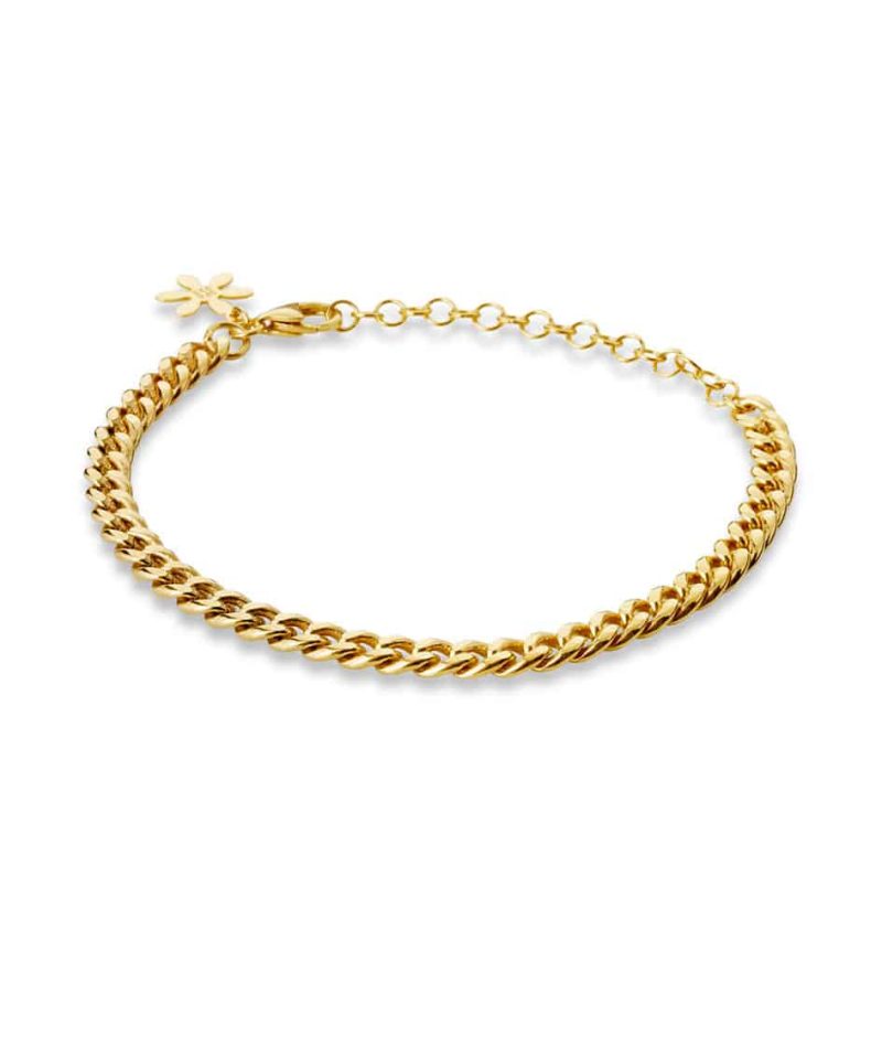 Armbånd panser forgylt