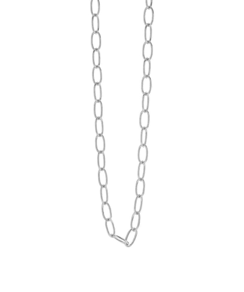 Sølvkjede Oval - 48cm