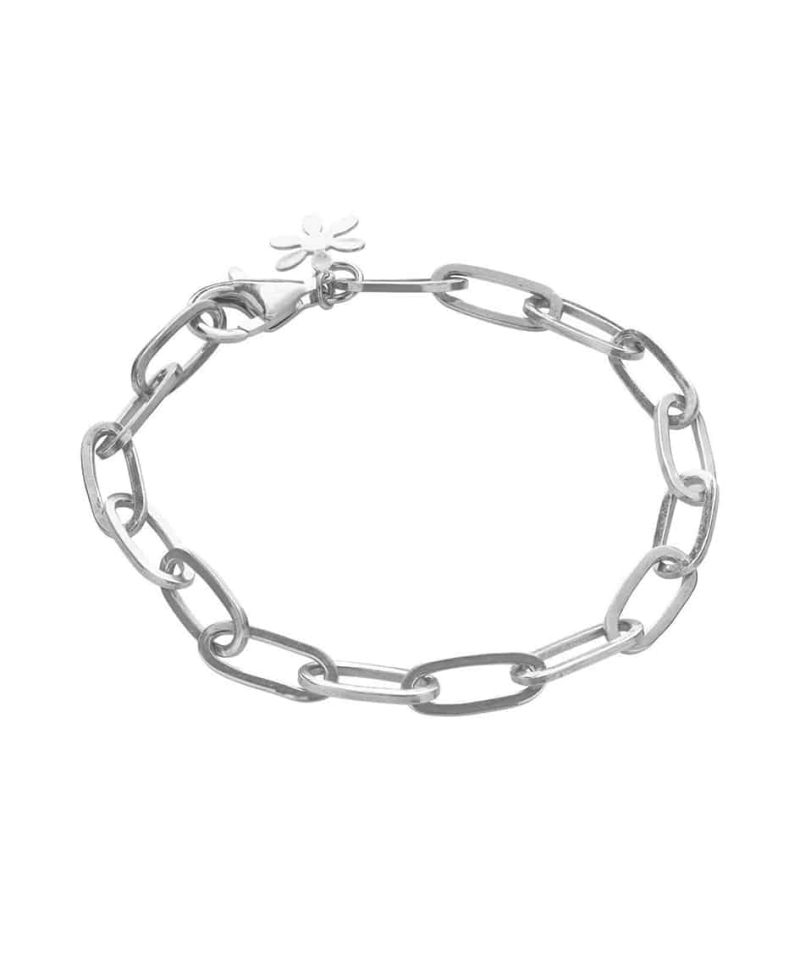 Armbånd Sølv 22cm - Rektangulære ledd