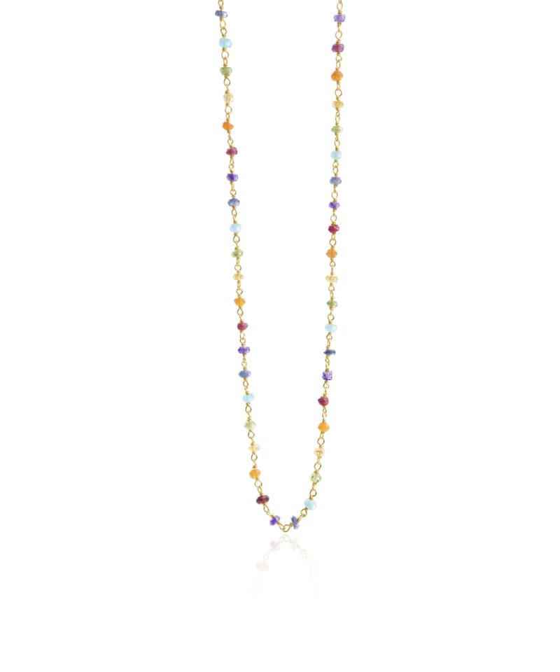 Halssmykke forgylt sølv mix 40-45