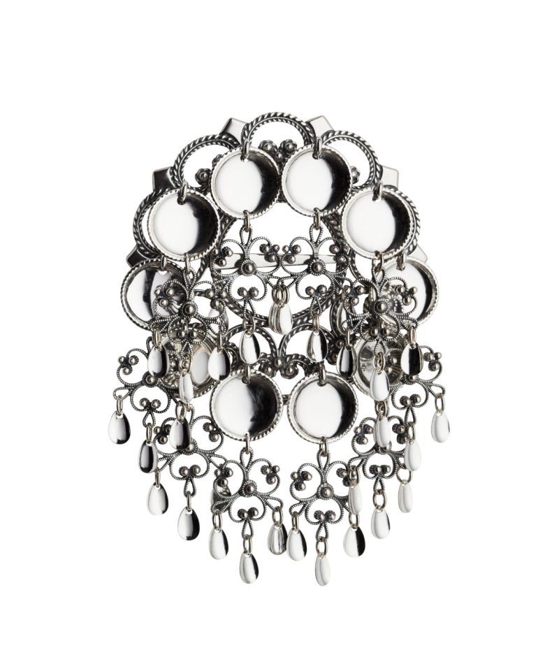 198101 - Sølje Oksidert med Trådkantlauv