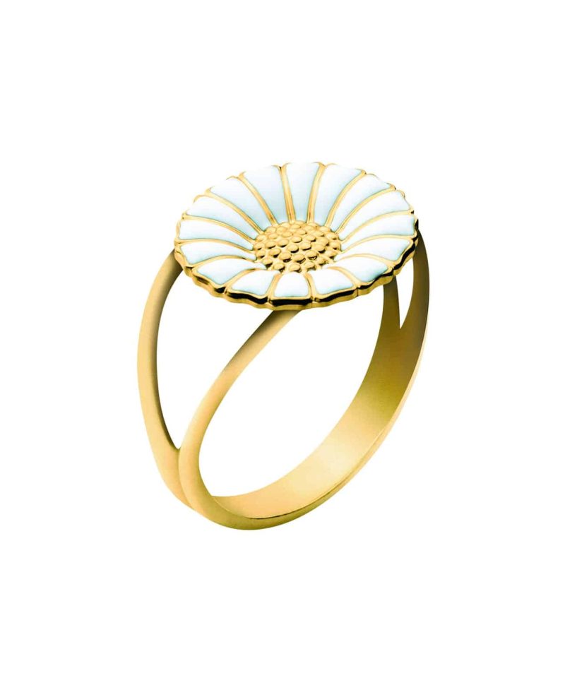 Daisy Ring 11mm, Hvit