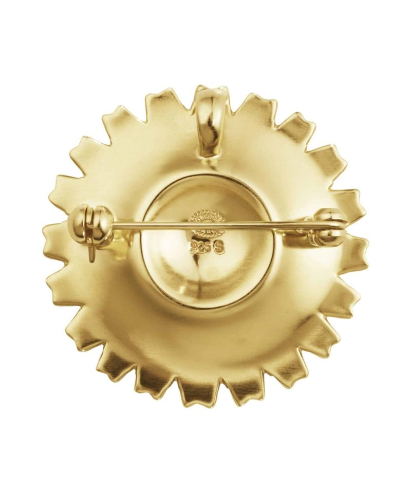 Alternative view of Daisy Brosje/halskjede