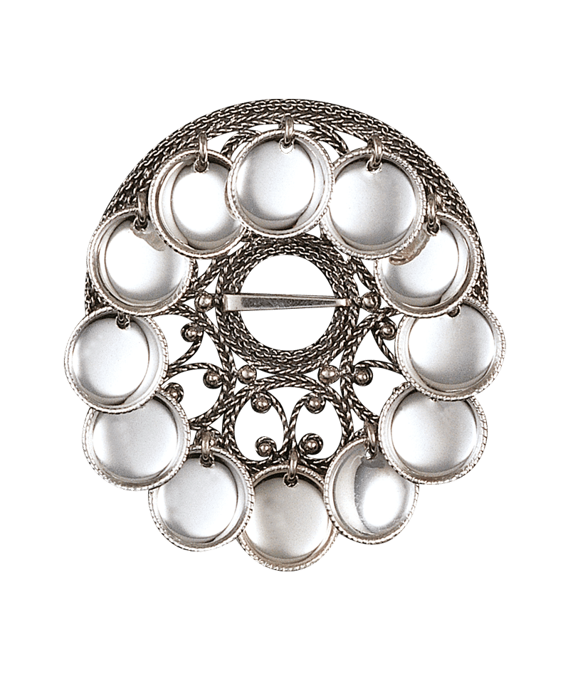 202100 - Sølje Oksidert med Trådkantlauv